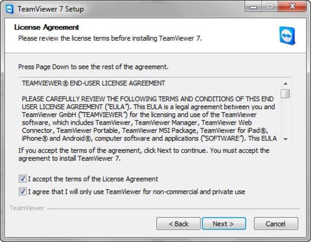 Hướng dẫn cài đặt Teamviewer 7