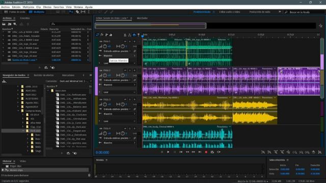 Adobe Audition CC 2019 có kèm tính năng ghi âm và trộn âm thanh